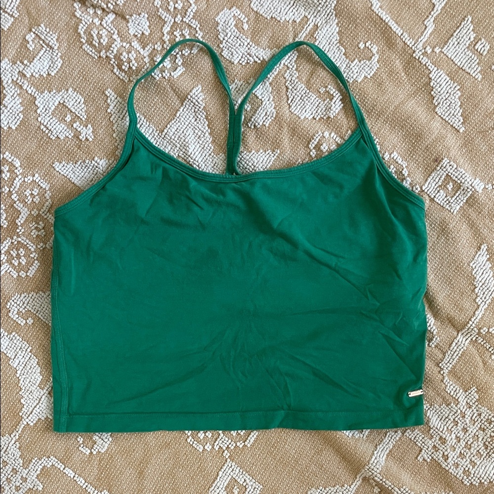 Victoria's Secret Emerald Green Bandeau Crop Tank